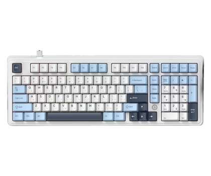 Klawiatura Ajazz AK980 Magnetic Switch biała